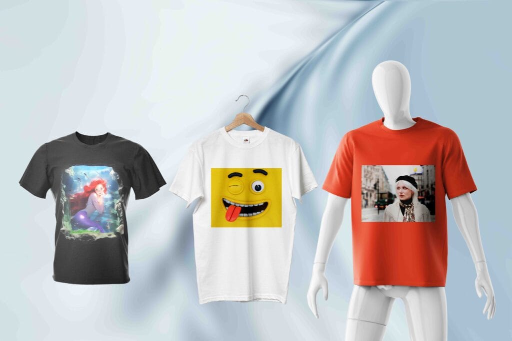 UV printing for T-shirts